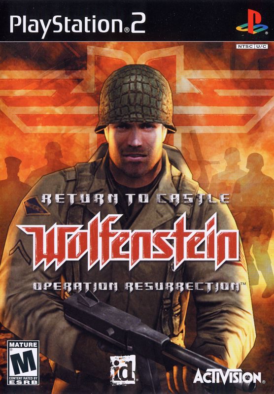 Return to Castle Wolfenstein box art for Playstation 2